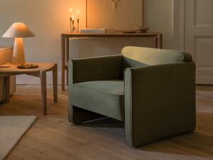 Poltrona Abby in velluto – 80x90x69 cm