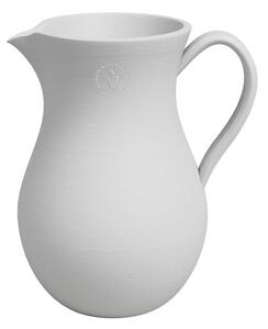 Vaso in ceramica bianca fatto a mano (altezza 30 cm) Harmonia - Artevasi