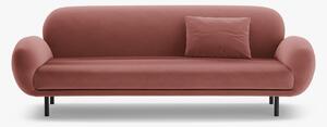 Divano Poppy 3 posti in velluto – 208x72x82 cm