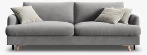 Divano letto Naomi 3 posti con contenitore in velluto – L233 cm