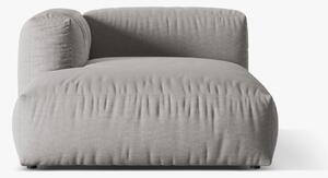 Chaise longue Martina in tessuto strutturato – L176cm