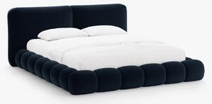 Letto imbottito Solange con contenitore in velluto Magic Velvet – 160x200 cm