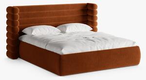 Letto imbottito Mount con contenitore in velluto Salvador – 180x200 cm