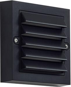 Lindby Lampada da parete per esterni a LED Muro, nero, PC, set da 2