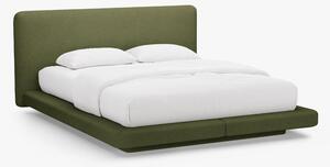 Letto imbottito Linea in bouclé Baloo - 180x200 cm