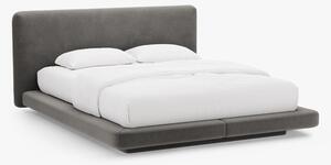 Letto imbottito Linea in velluto Magic Velvet - 160x200 cm