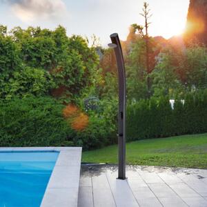 Doccia solare Steinbach "Compact" nera 15,40 x 15,70 x 221,40 cm