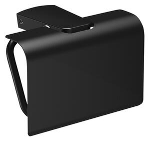 Porta carta igienica in ottone nero Zen - Sapho
