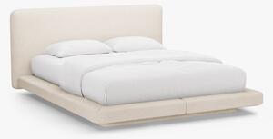 Letto imbottito Linea in bouclé Baloo - 140x200 cm