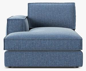 Modulo chaise longue Pola in tessuto strutturato – L158cm