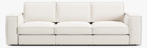 Divano Pola 4 posti in tessuto strutturato – 284x103x88 cm