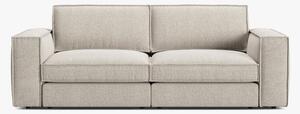 Divano 3 posti Pola in tessuto strutturato – 236x103x88 cm