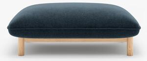 Pouf Ada in tessuto strutturato – 95x65x44 cm