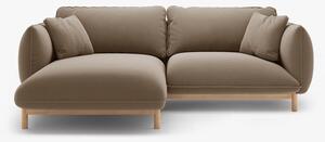Divano angolare Ada in velluto – 220x179x78 cm