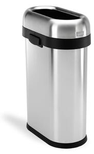 Bidone per rifiuti in acciaio inox 50 l - simplehuman