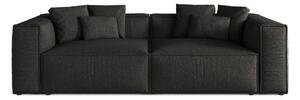 Divano Aveiro 4 posti in chenille - 118x86x236