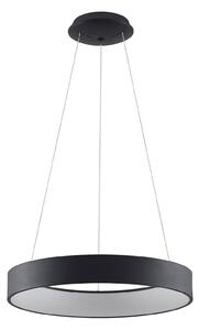 Arcchio LED a sospensione Aleksi, Ø 60 cm, nero, metallo, CCT