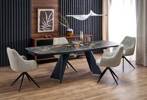 Tavolo allungabile ARMANI in marmo nero – 165-241x90x77 cm