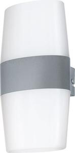 Lampada da parete a LED per esterni Ravarino argento moderno IP44