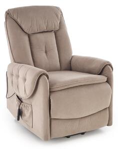 Horton – Poltrona reclinabile elettrica con funzione alzapersona, beige