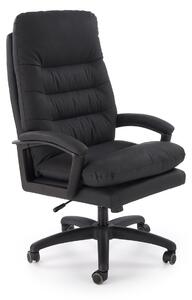 Sedia da ufficio HARBOR in eco-pelle nera – 65x72x112-118 cm