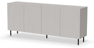 Comò Paxos KM-2 in colorazione cashmere – nero – 200x40x84 cm