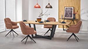 Tavolo Massive 2 allungabile in rovere naturale e nero – 160-250(340)x90x77 cm