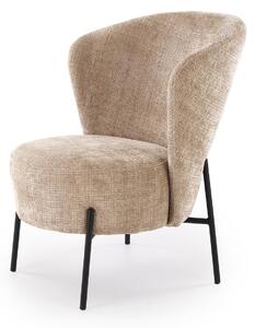 Poltrona CEZAR in tessuto Cremona – beige – 70x79x85 cm