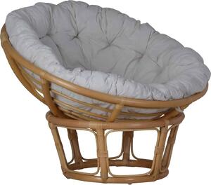 MiaMöbel Sessel 'Papasan' Honig, Ø 80 cm