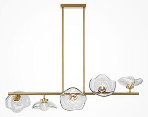 Lampadario Moderno Miracle Metallo Ottone 5 G9 Ip20