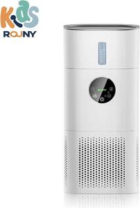 Purificatore d'aria e umidificatore - 2 in 1 - Eliminazione degli odori - Umidificazione senza condensa - Senza PVC - 220 V - Spina britannica - Bianco