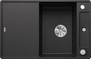 BLANCO AXIA III 45 S-F, SILGRANIT® PuraDur®, antracite, reversibile, incluso tagliere in legno