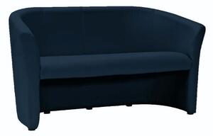 Divano TM-3 in ecopelle blu navy – 160x60x76 cm