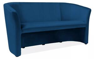 Divano TM-3 Velvet in velluto blu navy – 160x60x76 cm