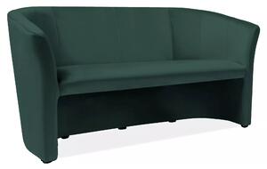 Divano TM-3 Velvet in velluto verde – 160x60x76 cm