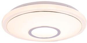Plafoniera LED, acrilico, bianco, interruttore CCT, D 40 cm