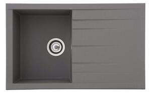 Lavello RESPEKTA Houston, 80 x 50 cm, grigio cemento