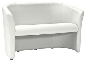 Divano TM-2 in ecopelle bianca – 126x60x76 cm