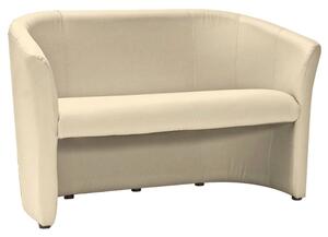 Divano TM-2 in ecopelle crema – 126x60x76 cm