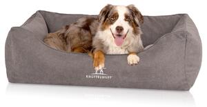 Letto ortopedico per cani Knuffelwuff con cuscino reversibile, modello Baltimore, 120x80 cm, colore grigio