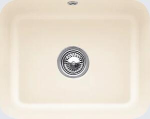 Lavello Villeroy&Boch, lavello da cucina Cisterna 60C Ivory 550x440mm, larghezza base 60cm