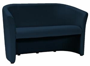 Divano TM-2 in ecopelle blu navy – 126x60x76 cm