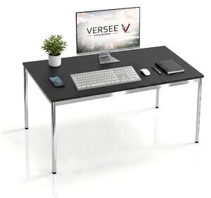 Scrivania / tavolo da conferenza VERSEE VST1 140x100 cm nero - regolabile in altezza, stabile