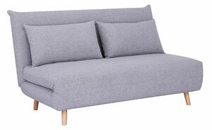 Divano letto Spike II in tessuto grigio – 147x91x84 cm