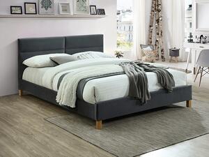 Letto Sierra Velvet grigio – 160x200 cm