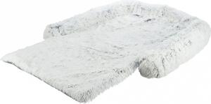TRIXIE Coperta imbottita Harvey, cuccia imbottita per animali domestici, per interni, per cani, grigia, rettangolare, tinta unita