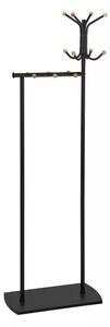 Appendiabiti Simon in metallo e legno – 60x30x177 cm