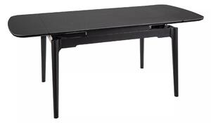 Tavolo Sento in ceramica nero opaco – 120/180x80x75 cm
