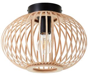 BRILLIANT Lampada da soffitto 30 cm Enca Metallo/Bambù naturale/Nero