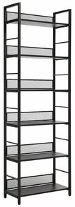 Libreria Raw R6 nera – 60x28x187 cm